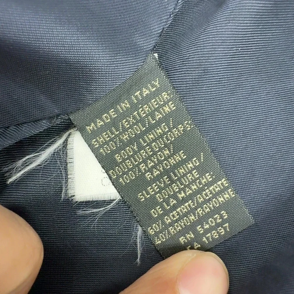 Banana Republic Blazer Mens 44R Navy Blue Wool Made in Italy Sport Coat Classic